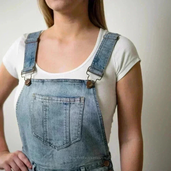 Vintage Y2k dollhouse jean mini skirtall overalls - Picture 4 of 7